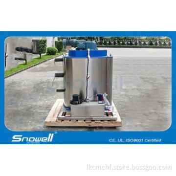 Stainless Steel Flake Ice Evaporator Making Machine 2000kg/